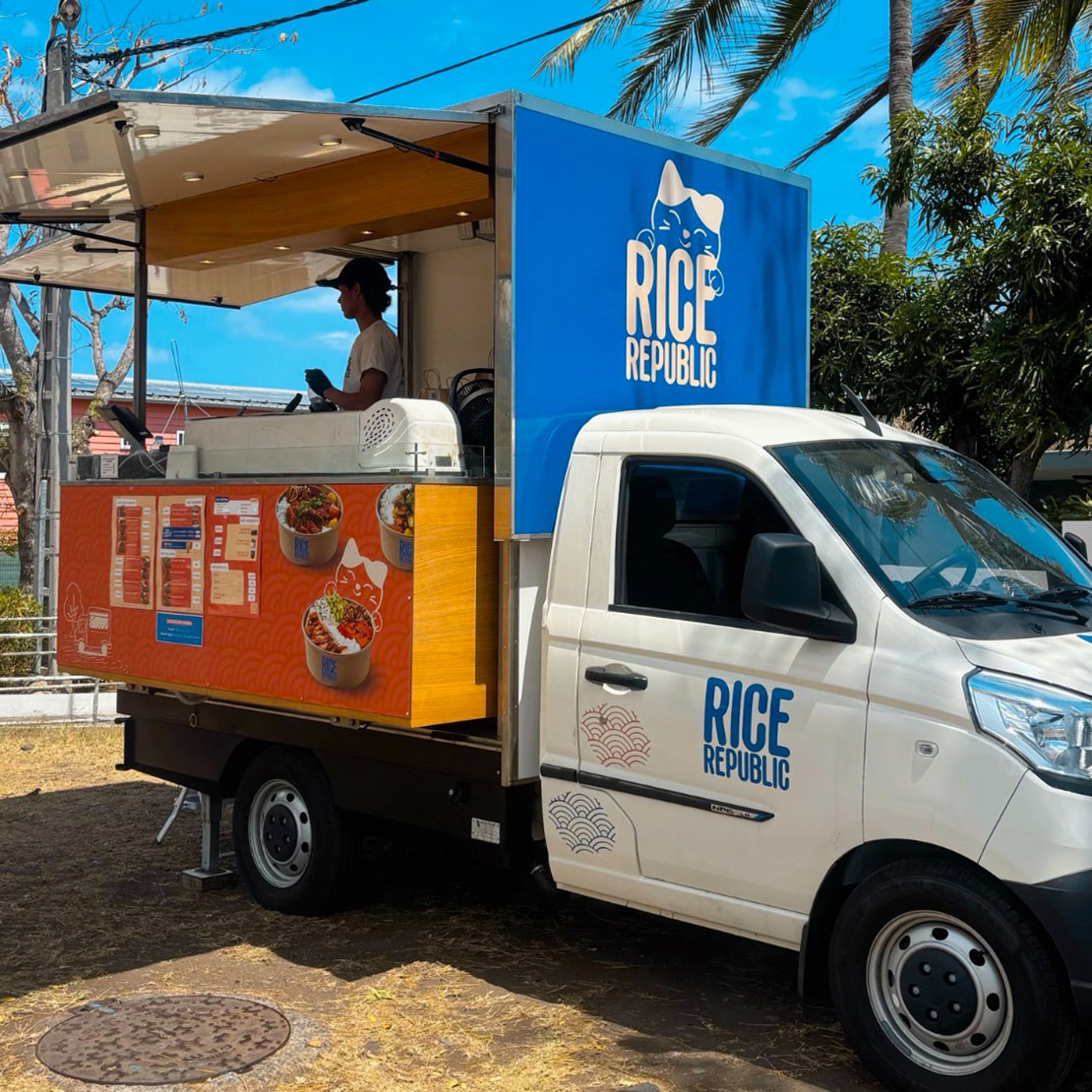 shiso burger truck a la reunion